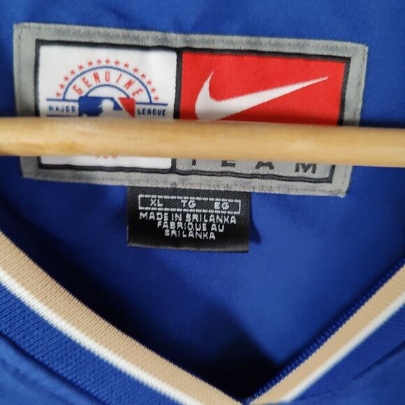 Vintage Kansas City Royals Nike Center Swoosh Pullover Jacket Men XL Y2K MLB - Picture 3 of 8